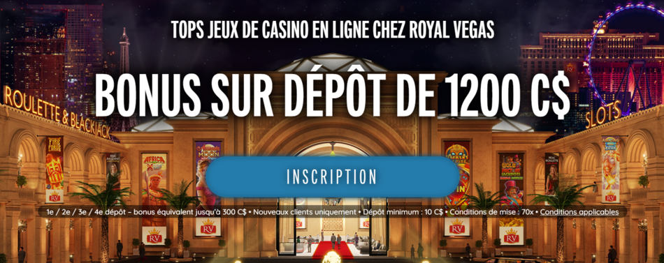 Royal Vegas Casino Baner FR