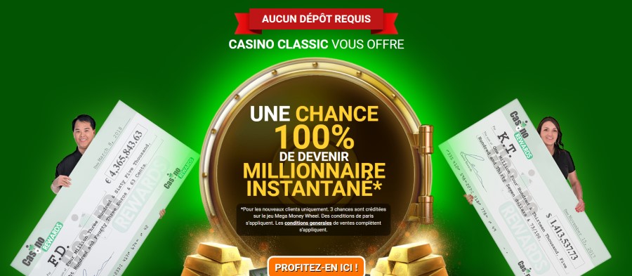 Casino Ckassic bonus poster