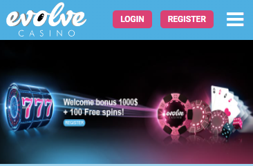 Evolve casino bonus pack