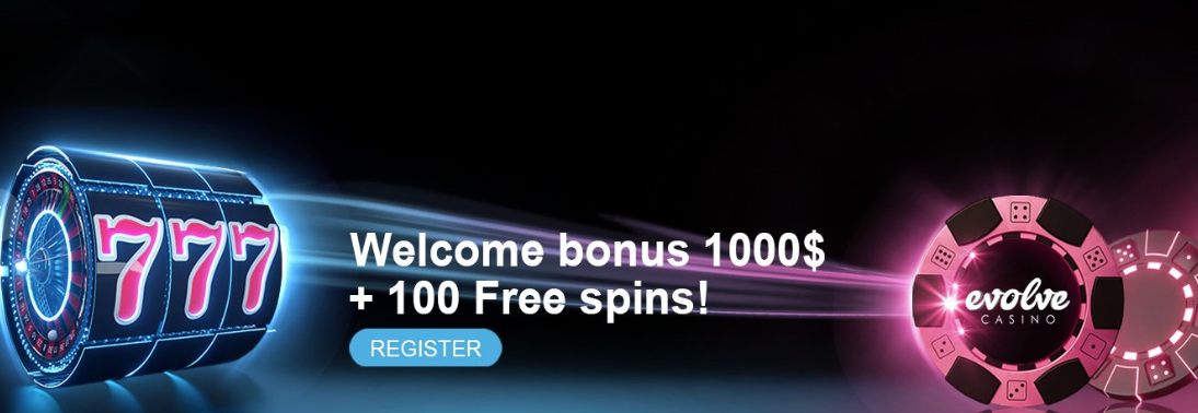Evolve Casino welcome bonus